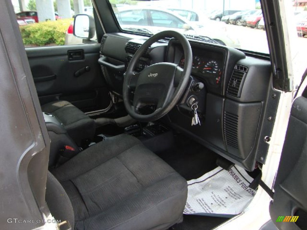2004 Wrangler Sport 4x4 Right Hand Drive - Stone White / Dark Slate Gray photo #14