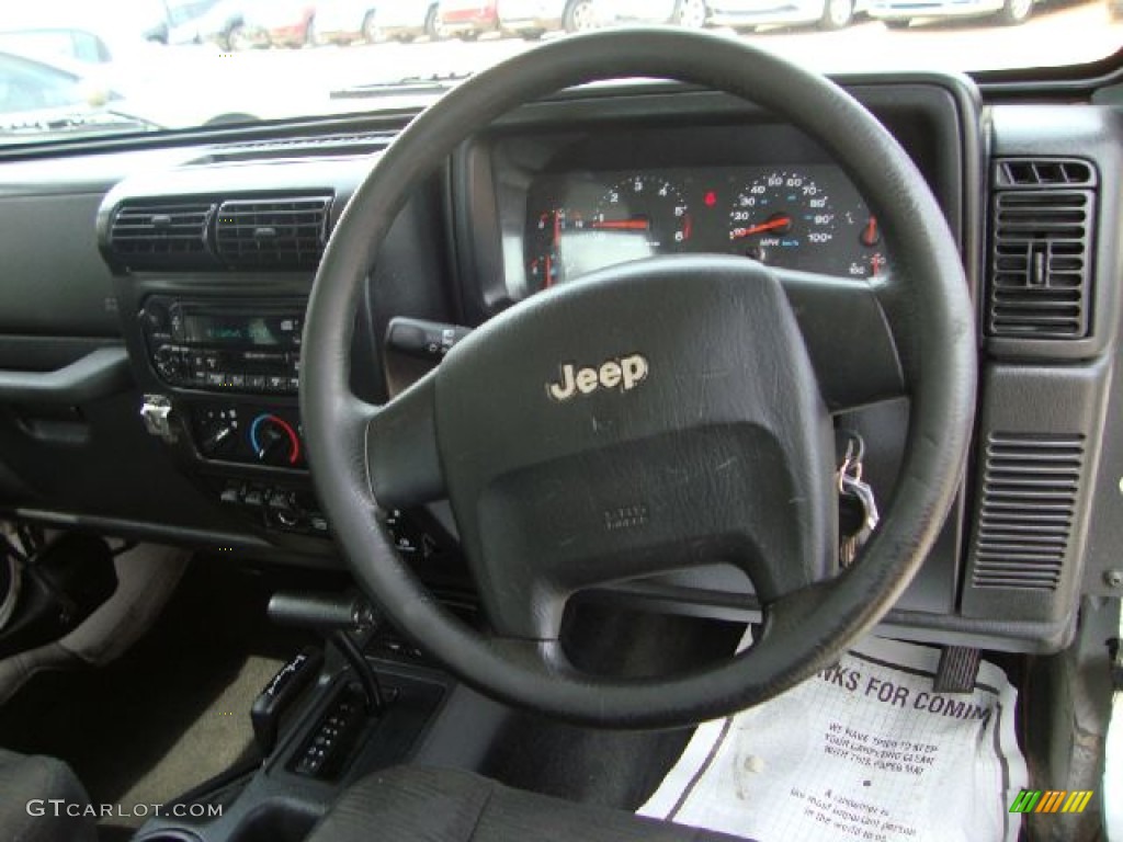 2004 Wrangler Sport 4x4 Right Hand Drive - Stone White / Dark Slate Gray photo #15