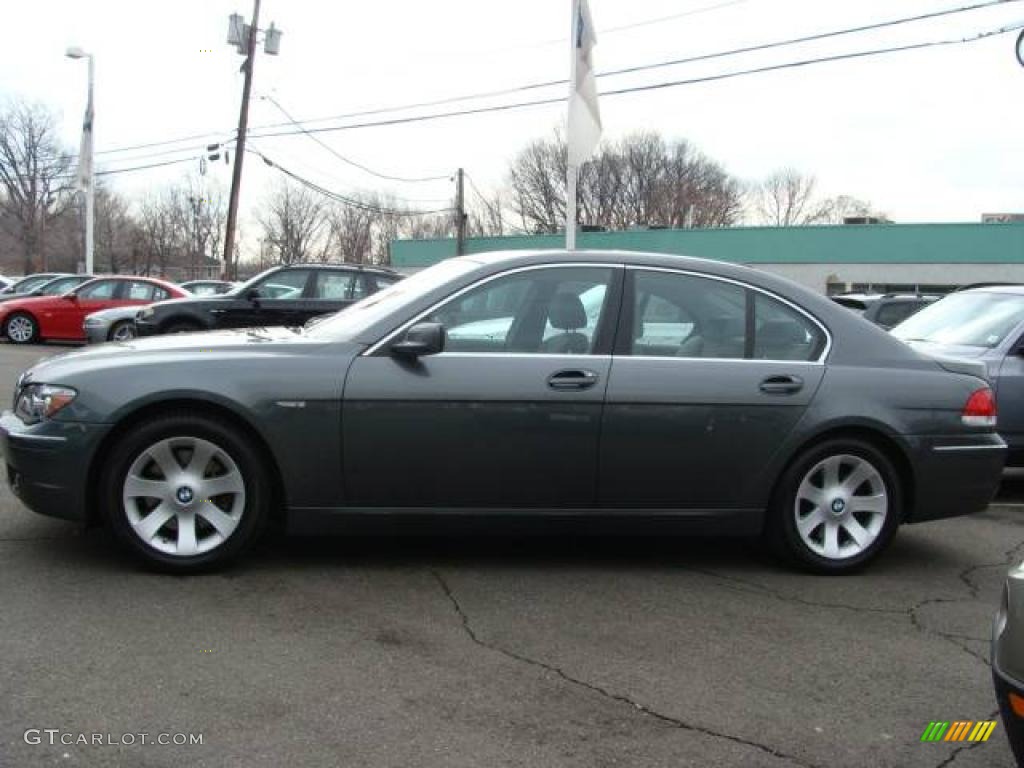 2006 7 Series 750i Sedan - Titanium Grey Metallic / Basalt Grey/Flannel Grey photo #5