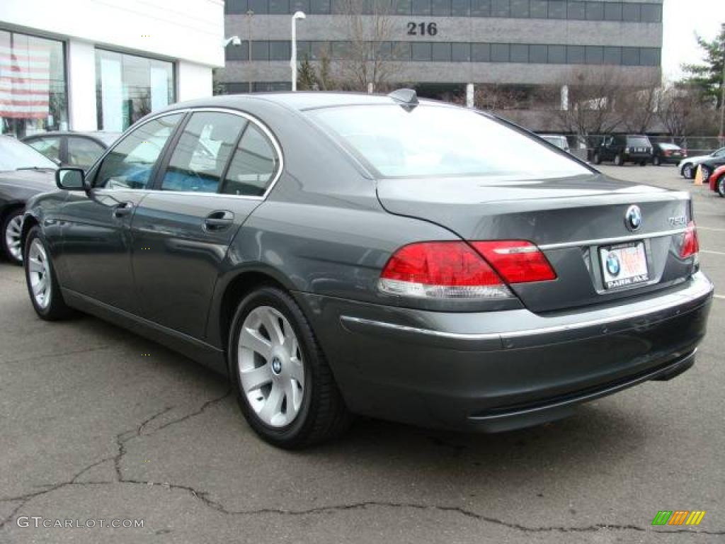 2006 7 Series 750i Sedan - Titanium Grey Metallic / Basalt Grey/Flannel Grey photo #6