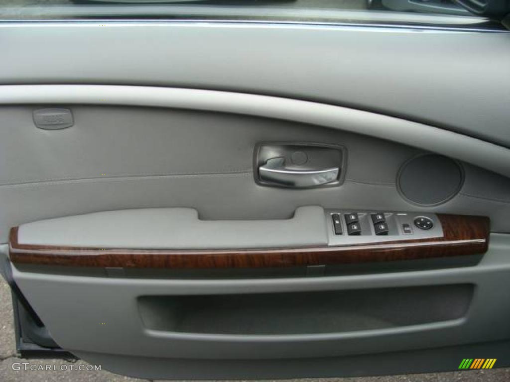 2006 7 Series 750i Sedan - Titanium Grey Metallic / Basalt Grey/Flannel Grey photo #9