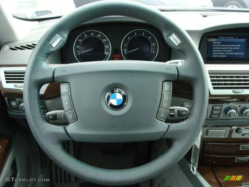 2006 7 Series 750i Sedan - Titanium Grey Metallic / Basalt Grey/Flannel Grey photo #13