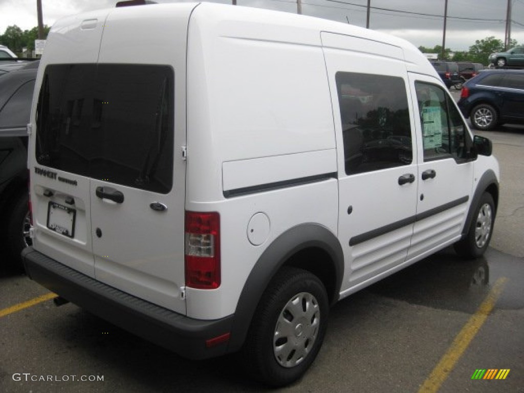 Frozen White 2011 Ford Transit Connect XL Cargo Van Exterior Photo #50960712