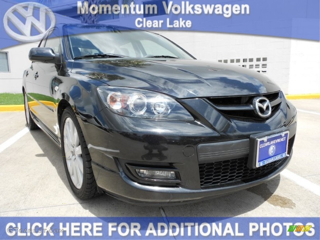 2008 MAZDA3 MAZDASPEED Grand Touring - Black Mica / MAZDASPEED Black photo #1