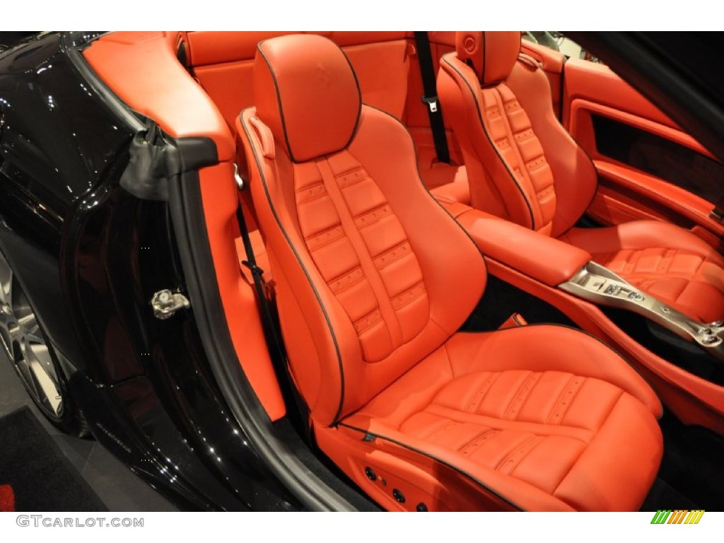 Rosso Interior 2010 Ferrari California Standard California Model Photo #50961354