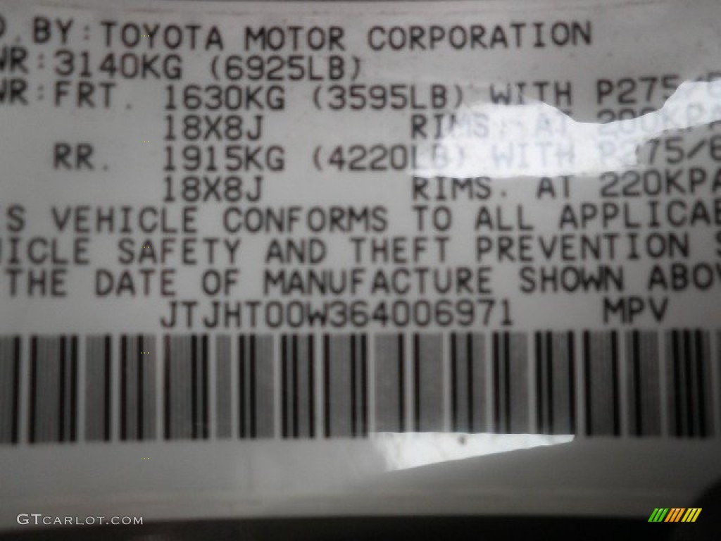 2006 LX 470 - Galactic Gray Mica / Ivory photo #12