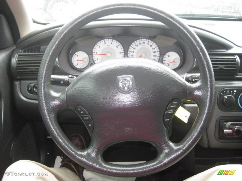 2005 Stratus SXT Sedan - Brilliant Black / Dark Slate Gray photo #25