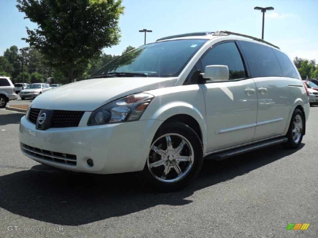 Nordic White Pearl Nissan Quest