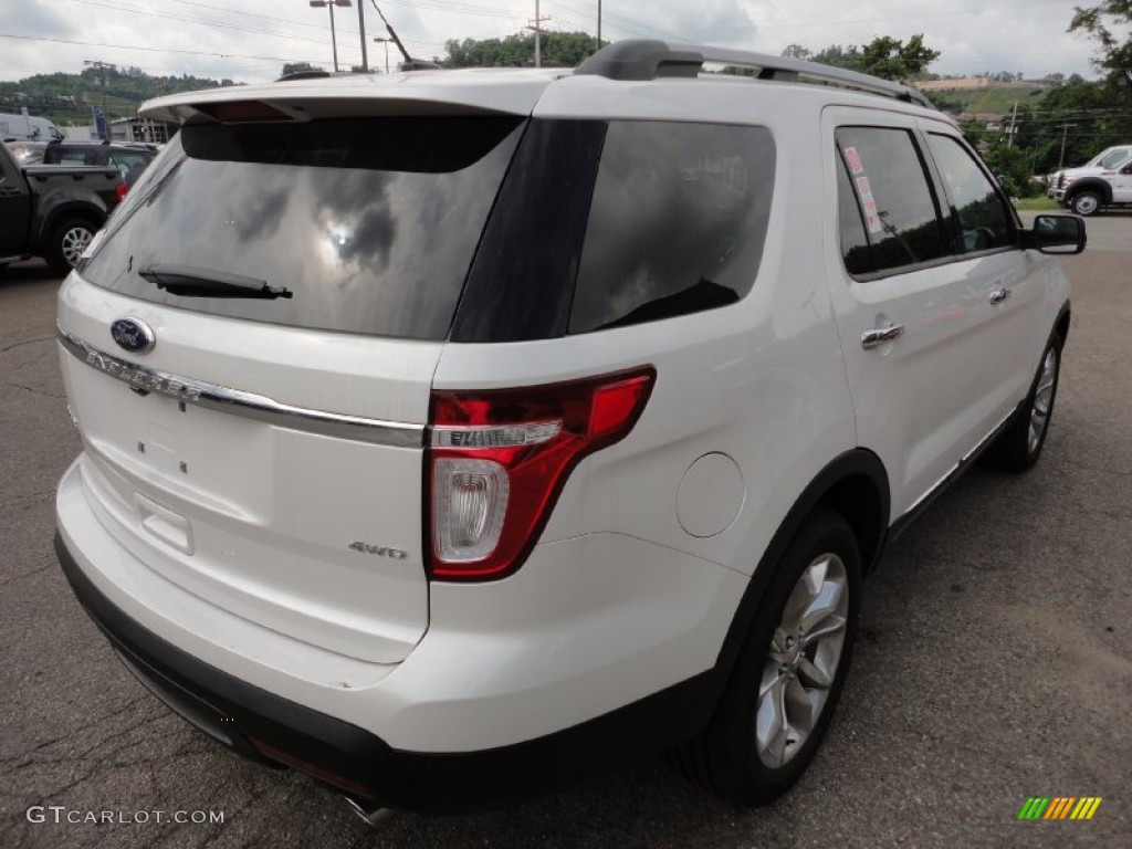 2011 Explorer Limited 4WD - White Platinum Tri-Coat / Charcoal Black photo #4