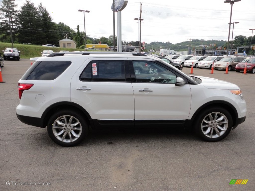 2011 Explorer Limited 4WD - White Platinum Tri-Coat / Charcoal Black photo #5