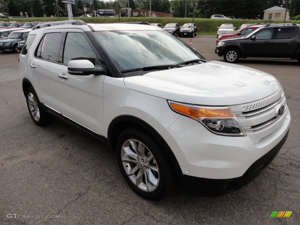 2011 Explorer Limited 4WD - White Platinum Tri-Coat / Charcoal Black photo #6