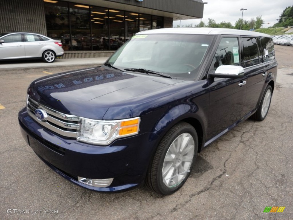 Kona Blue Metallic 2011 Ford Flex Limited AWD EcoBoost Exterior Photo #50963709