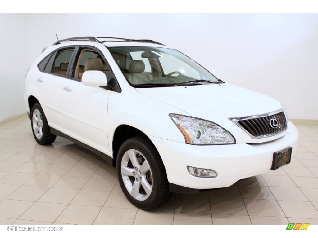 2008 RX 350 AWD - Crystal White / Ivory photo #1