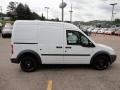 Frozen White 2011 Ford Transit Connect XL Cargo Van Exterior