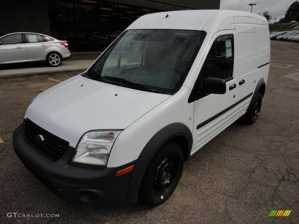 Frozen White 2011 Ford Transit Connect XL Cargo Van Exterior Photo #50964192