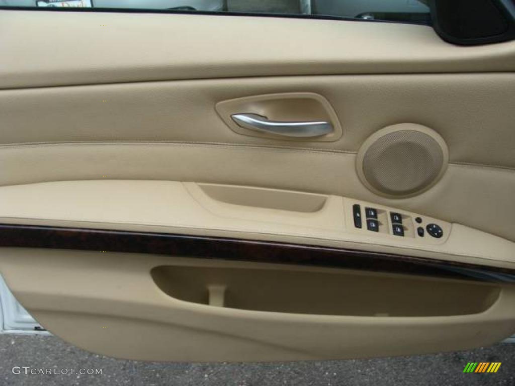 2007 3 Series 328xi Sedan - Alpine White / Beige photo #9