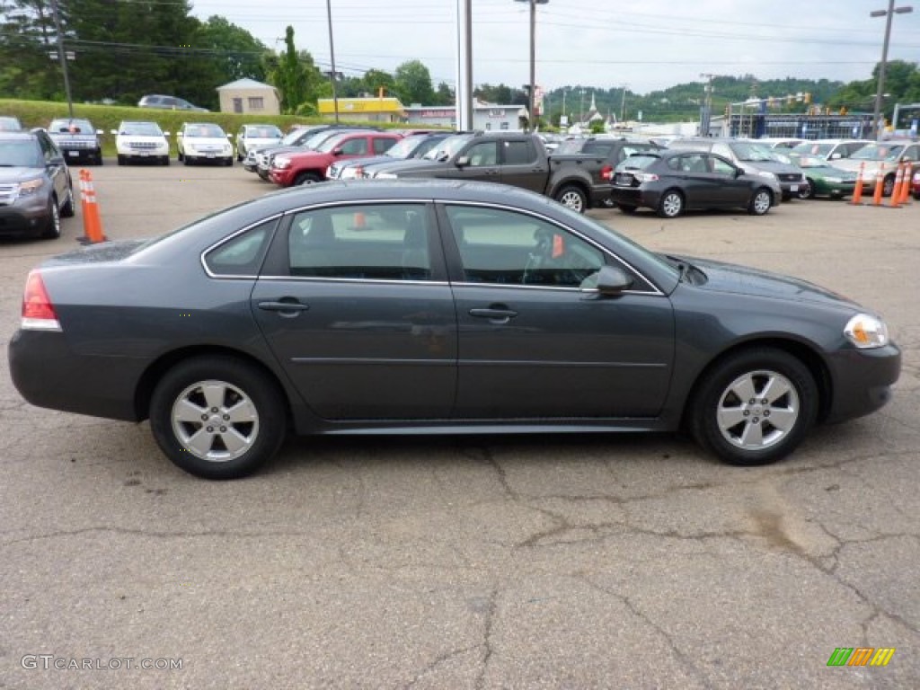 2010 Impala LT - Cyber Gray Metallic / Ebony photo #5