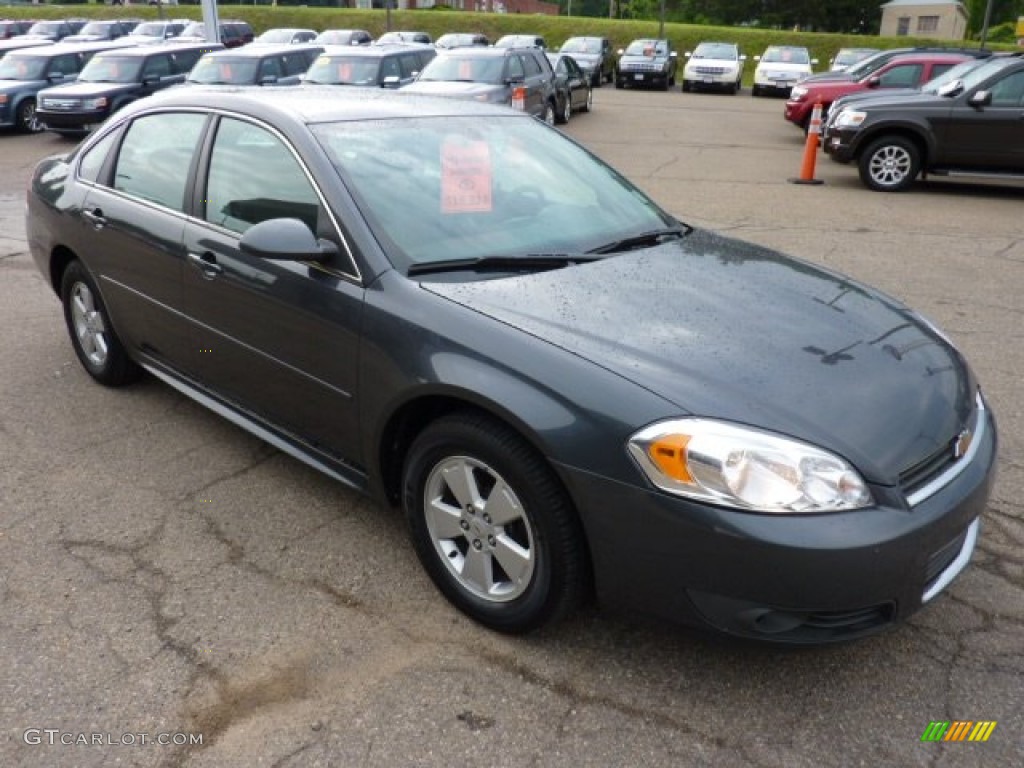 2010 Impala LT - Cyber Gray Metallic / Ebony photo #6