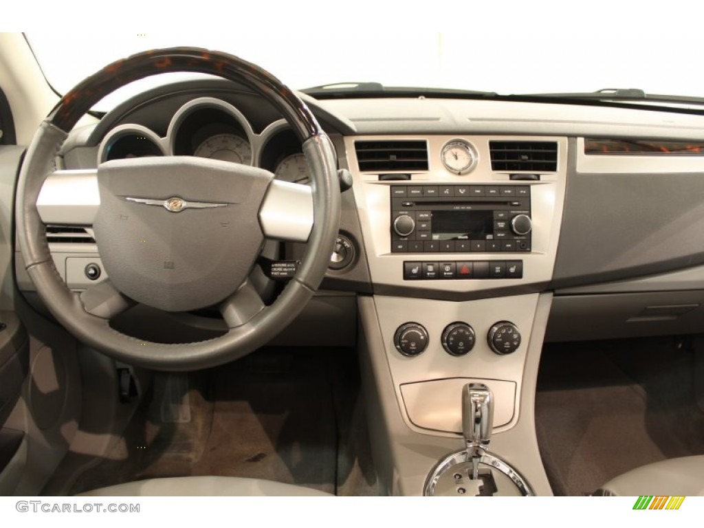 2007 Chrysler Sebring Limited Sedan Dark Slate Gray/Light Slate Gray Dashboard Photo #50964465