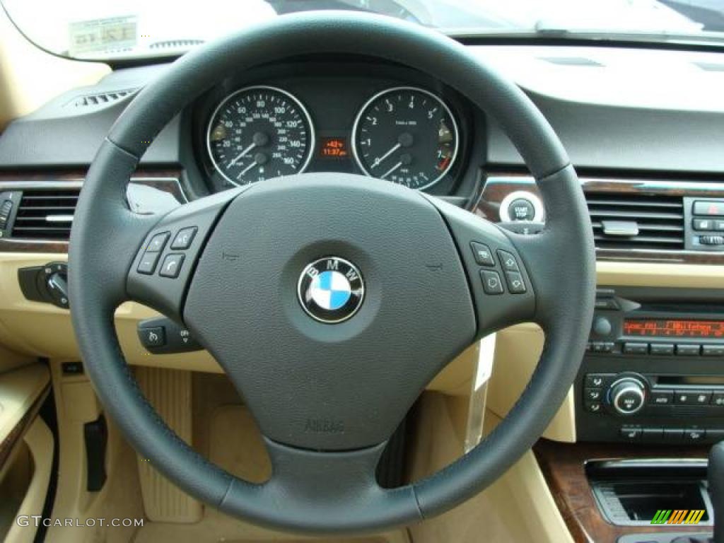 2007 3 Series 328xi Sedan - Alpine White / Beige photo #13