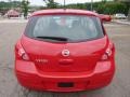2008 Red Alert Nissan Versa 1.8 S Hatchback  photo #3