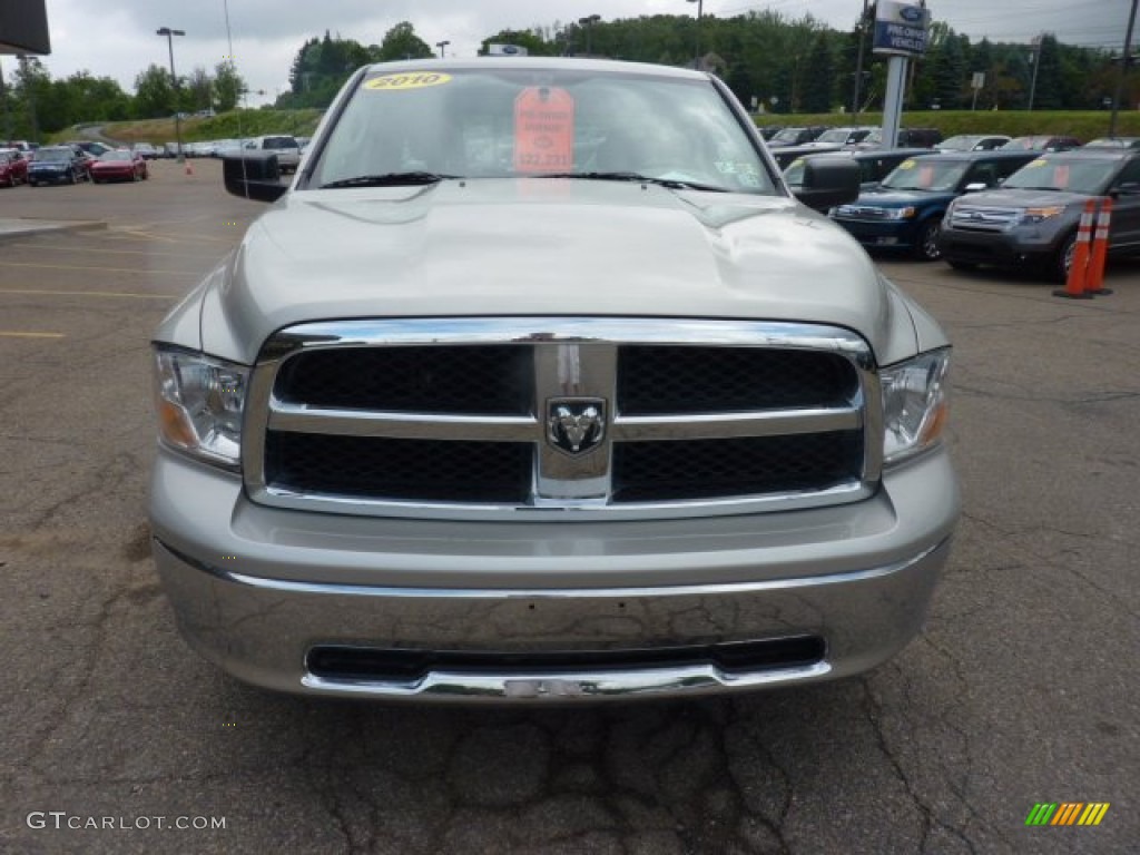 2010 Ram 1500 SLT Quad Cab 4x4 - Bright Silver Metallic / Dark Slate/Medium Graystone photo #7