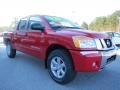 2011 Red Alert Nissan Titan SV Crew Cab  photo #8