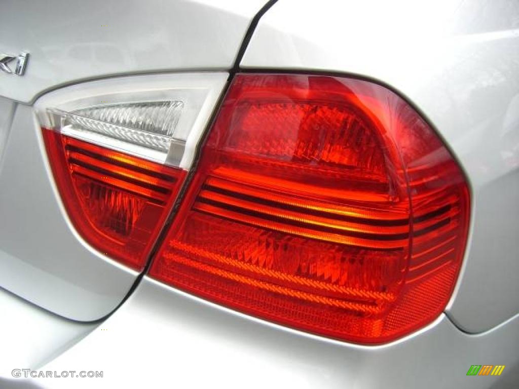 2007 3 Series 328xi Sedan - Titanium Silver Metallic / Black photo #23
