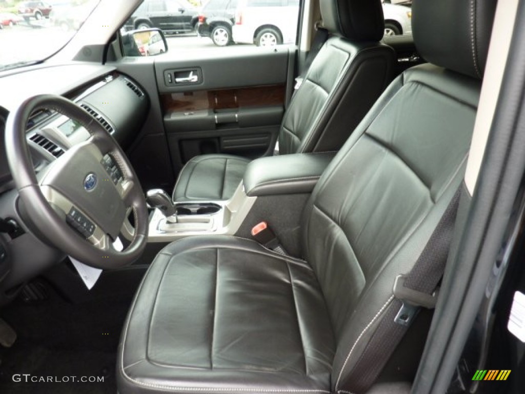 Charcoal Black Interior 2010 Ford Flex SEL AWD Photo #50968305