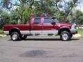 Dark Toreador Red Metallic 2000 Ford F350 Super Duty XLT Crew Cab 4x4 Exterior