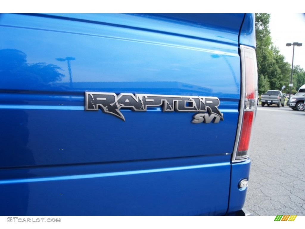 2011 F150 SVT Raptor SuperCrew 4x4 - Blue Flame Metallic / Raptor Black photo #22