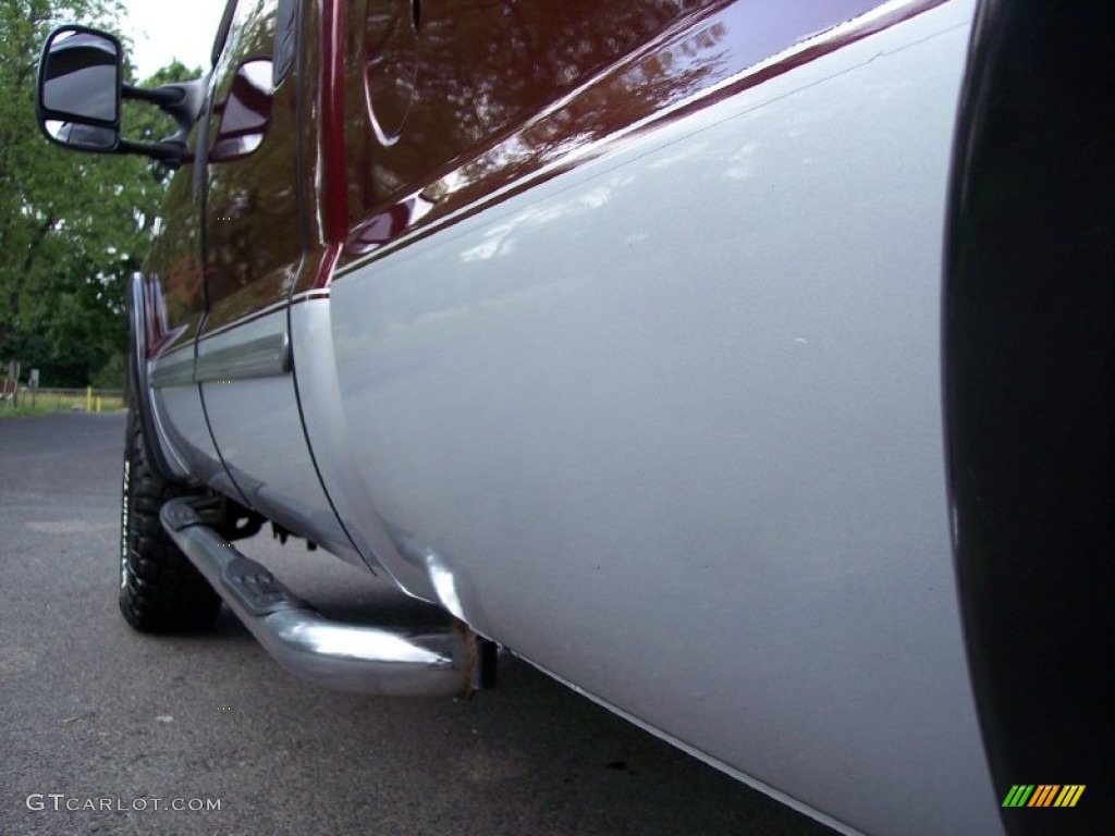 2000 F350 Super Duty XLT Crew Cab 4x4 - Dark Toreador Red Metallic / Medium Graphite photo #26