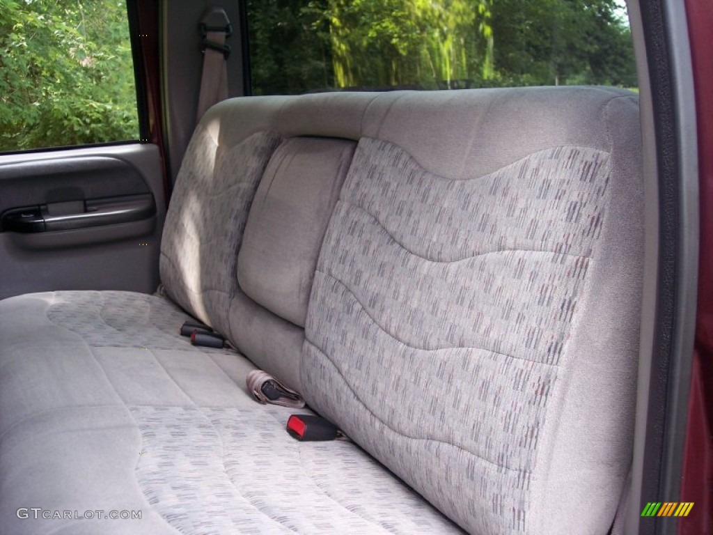 Medium Graphite Interior 2000 Ford F350 Super Duty XLT Crew Cab 4x4 Photo #50969394