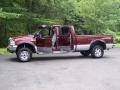 Dark Toreador Red Metallic - F350 Super Duty XLT Crew Cab 4x4 Photo No. 45