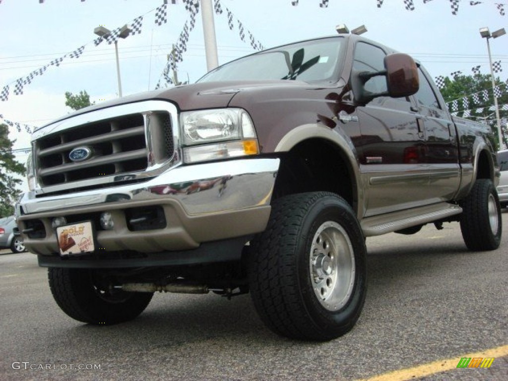 2004 F350 Super Duty King Ranch Crew Cab 4x4 - Chestnut Brown Metallic / Castano Brown Leather photo #1