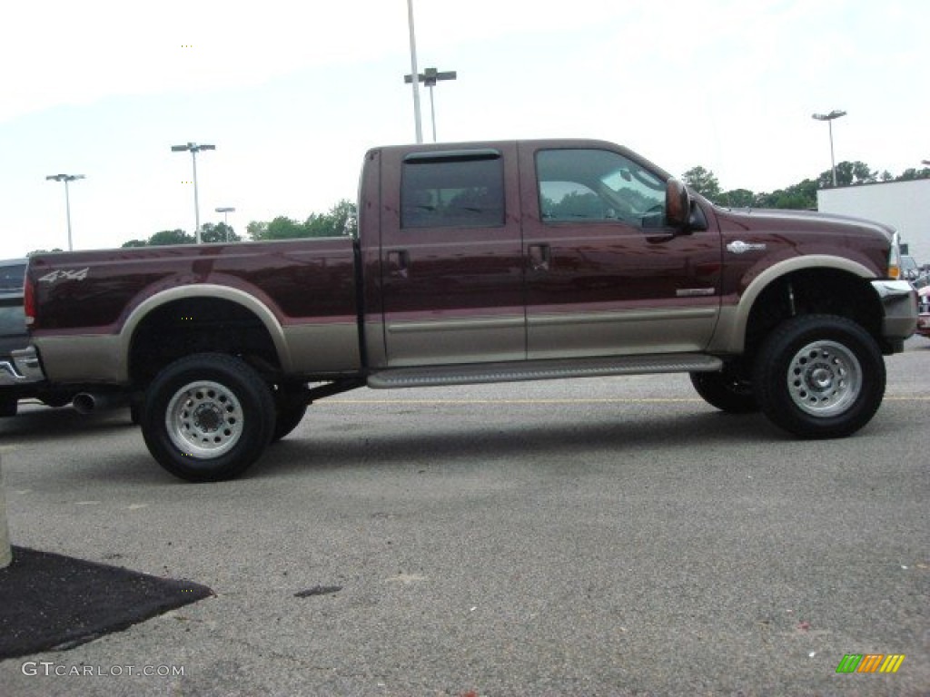 2004 F350 Super Duty King Ranch Crew Cab 4x4 - Chestnut Brown Metallic / Castano Brown Leather photo #5