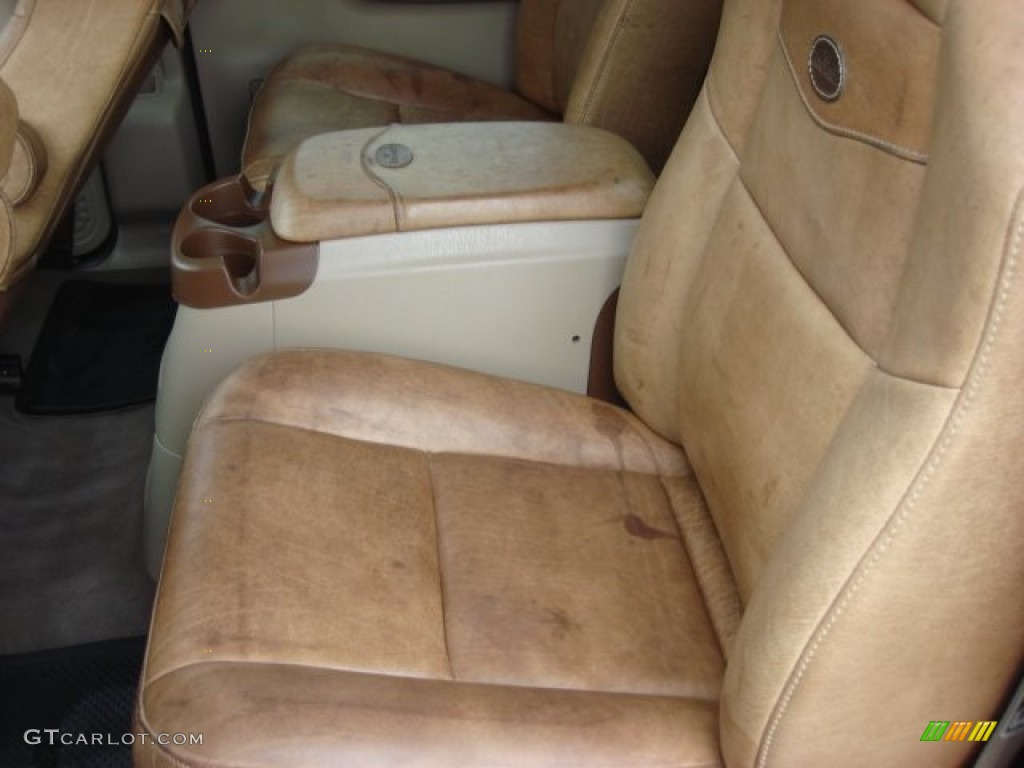2004 F350 Super Duty King Ranch Crew Cab 4x4 - Chestnut Brown Metallic / Castano Brown Leather photo #12