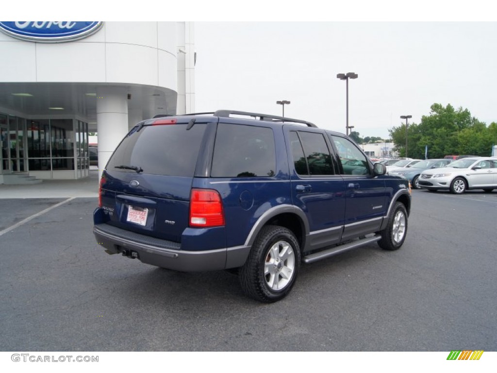 2004 Explorer XLT 4x4 - Dark Blue Pearl Metallic / Graphite photo #3