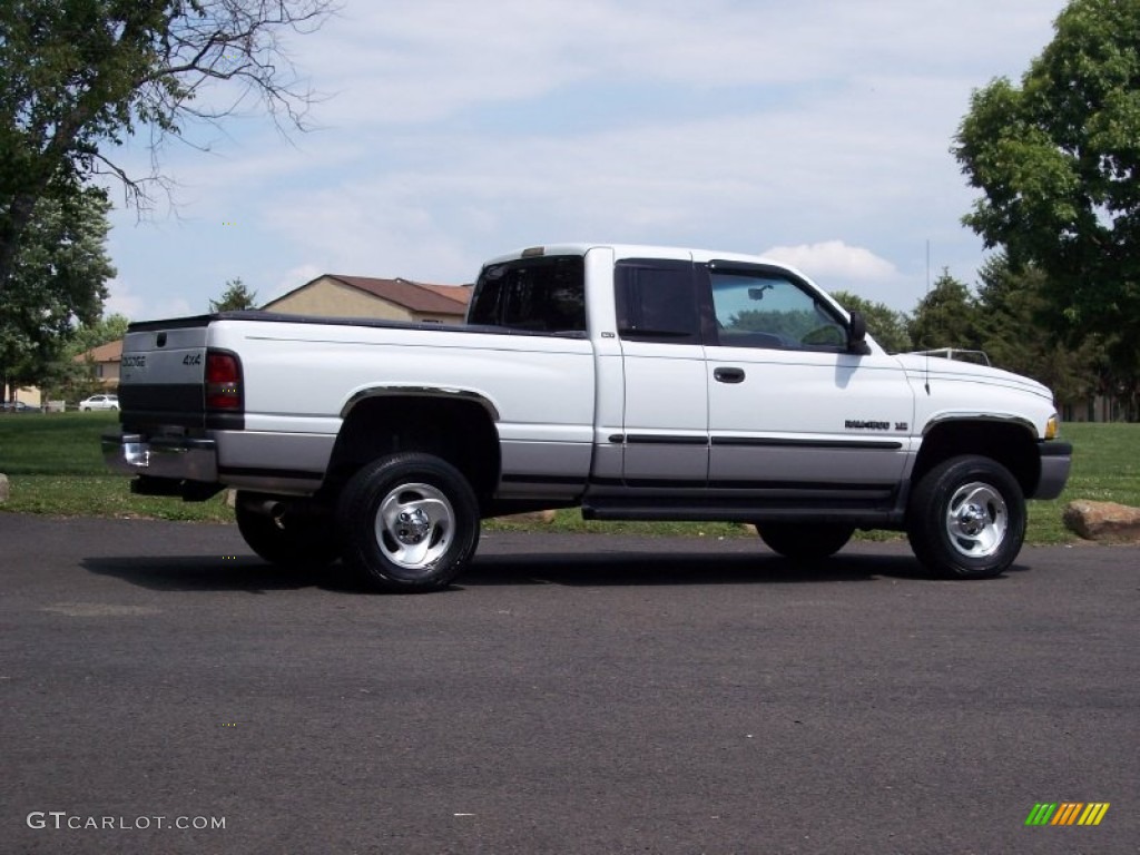2000 Ram 1500 SLT Extended Cab 4x4 - Bright White / Agate photo #5