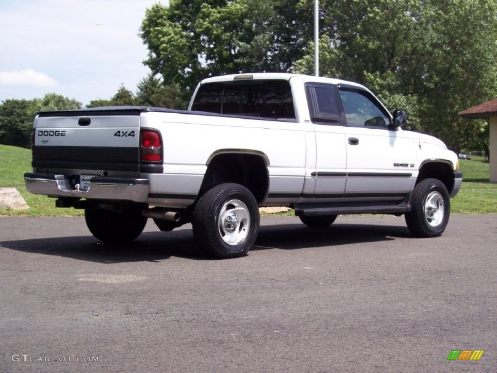 2000 Ram 1500 SLT Extended Cab 4x4 - Bright White / Agate photo #6