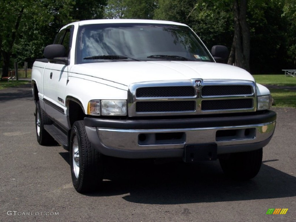 2000 Ram 1500 SLT Extended Cab 4x4 - Bright White / Agate photo #9