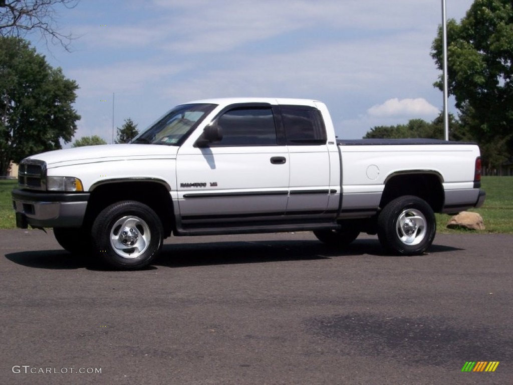 2000 Ram 1500 SLT Extended Cab 4x4 - Bright White / Agate photo #10