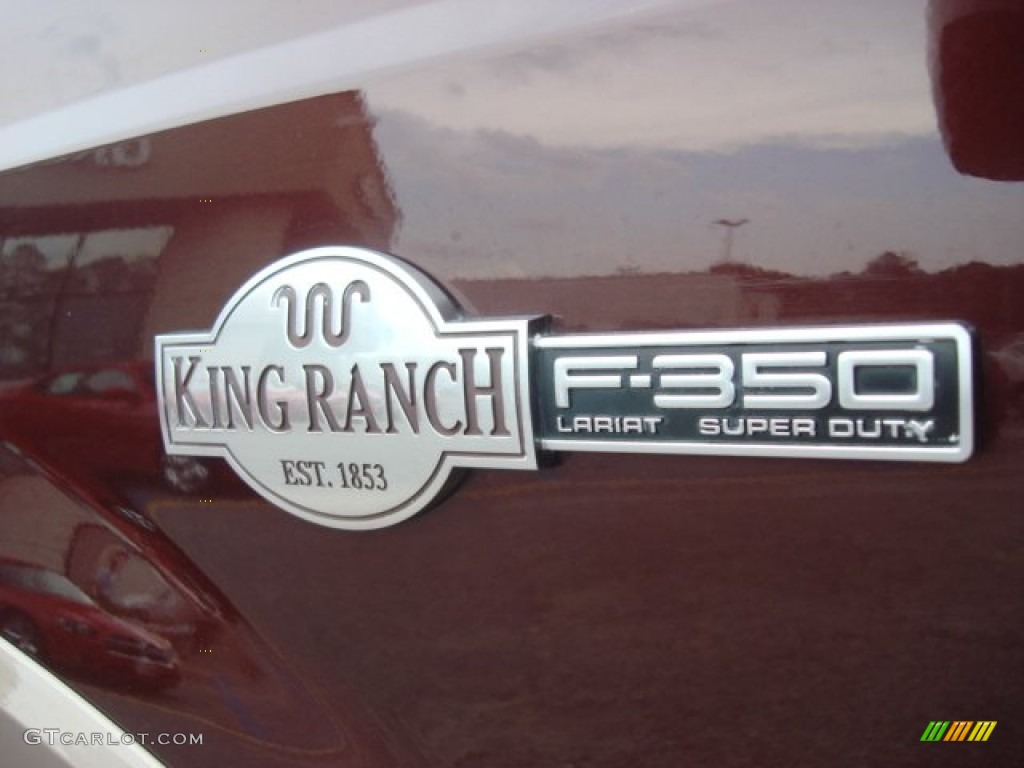 2004 F350 Super Duty King Ranch Crew Cab 4x4 - Chestnut Brown Metallic / Castano Brown Leather photo #27