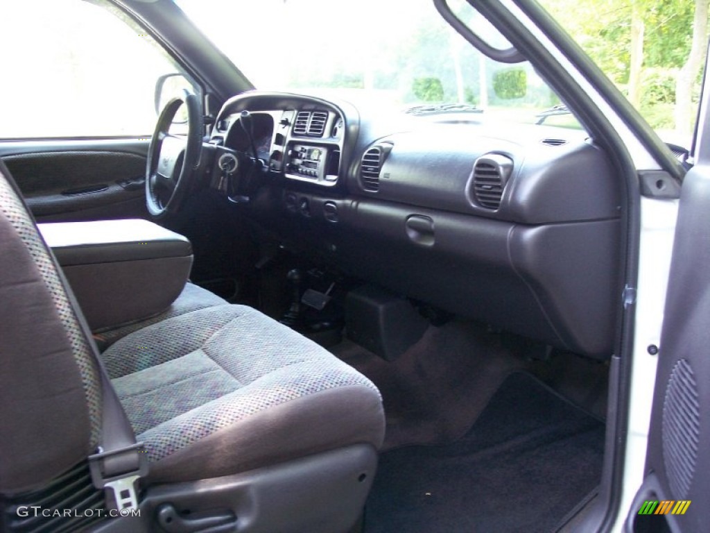 2000 Ram 1500 SLT Extended Cab 4x4 - Bright White / Agate photo #38