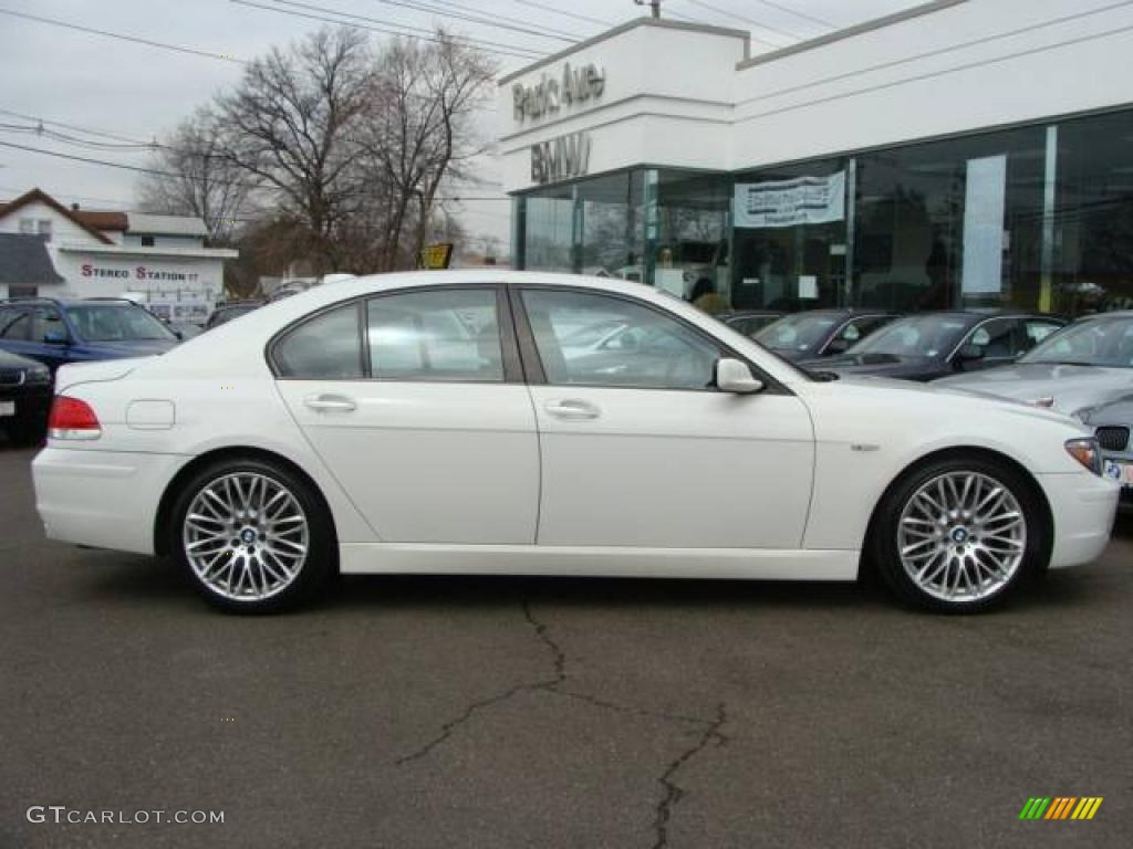 2007 7 Series 750i Sedan - Alpine White / Black photo #1