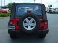 2009 Flame Red Jeep Wrangler X 4x4  photo #3
