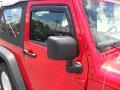 2009 Flame Red Jeep Wrangler X 4x4  photo #22
