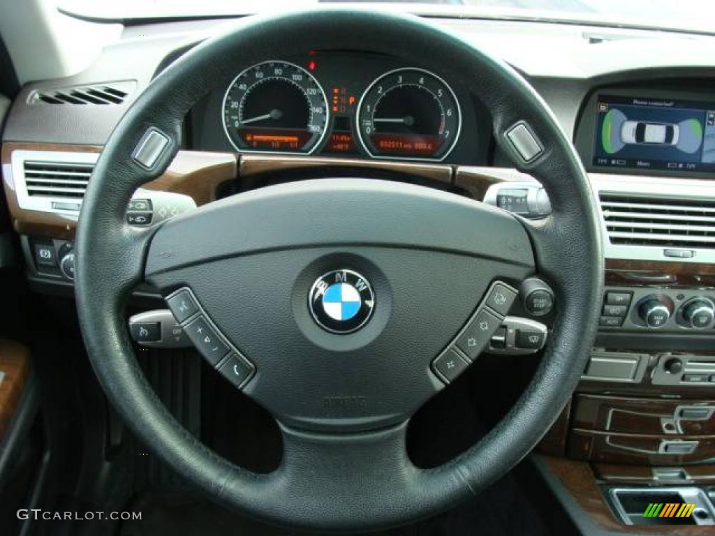 2007 7 Series 750i Sedan - Alpine White / Black photo #13