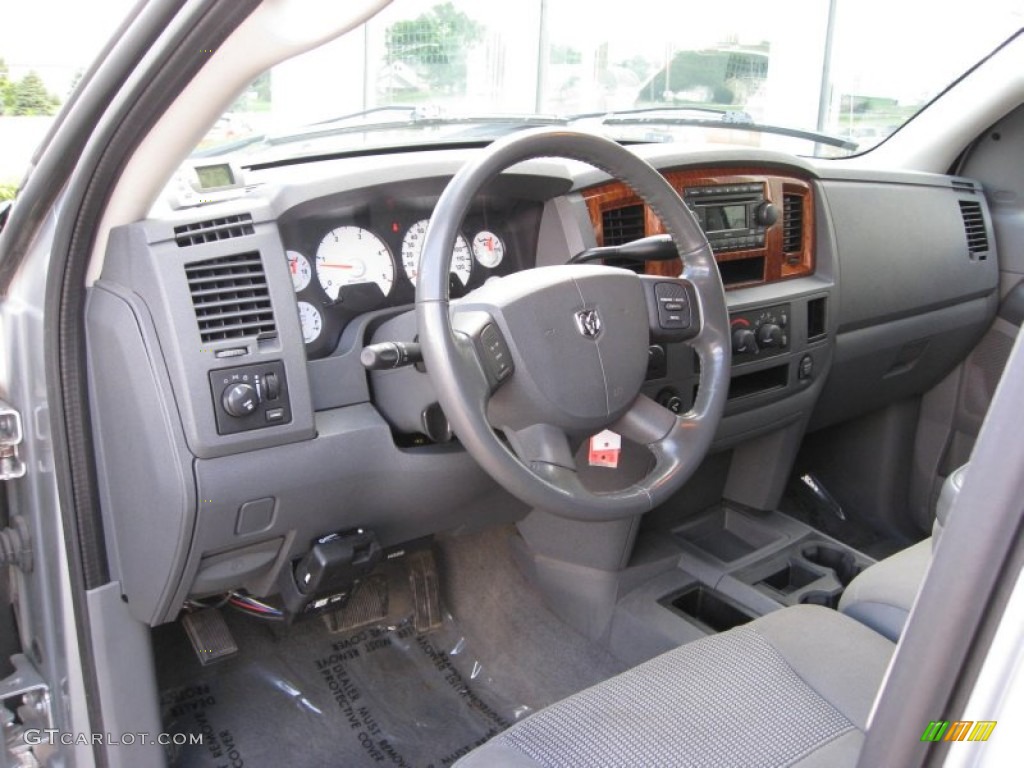 Medium Slate Gray Interior 2006 Dodge Ram 3500 SLT Mega Cab 4x4 Dually Photo #50972799