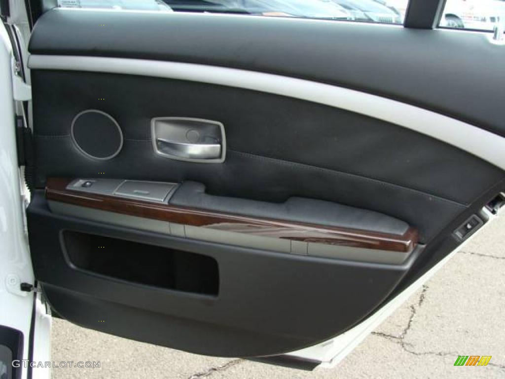 2007 7 Series 750i Sedan - Alpine White / Black photo #19